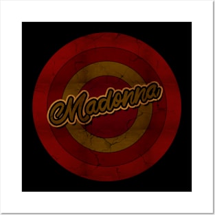 Circle Retro Madonna Posters and Art